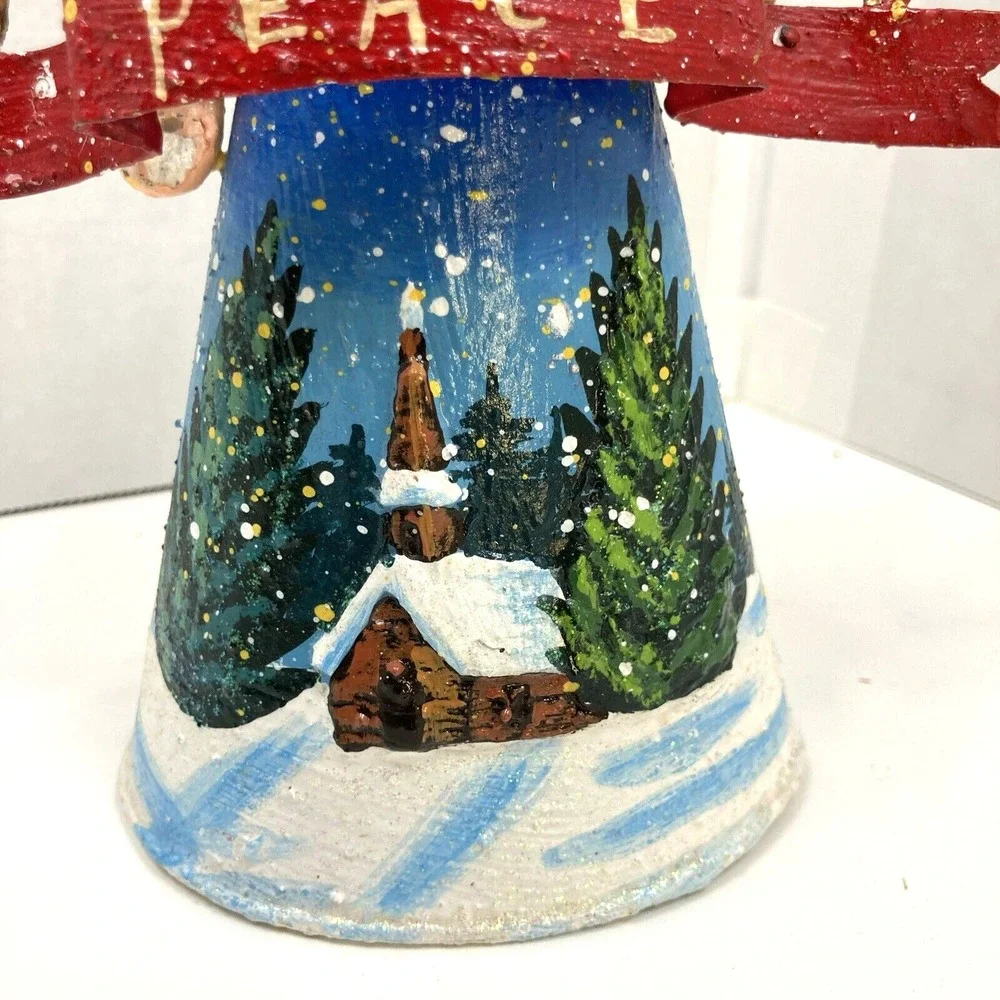 Vtg Ranger Gift Angel w/ Peace Banner Christmas Holiday‎ Figurine Retired 8